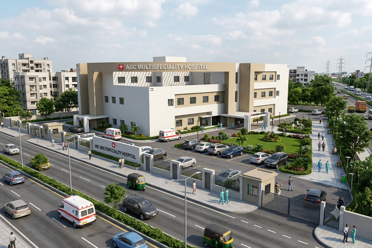 ABC MULTISPCIALITY HOSPITAL 150 BEDED